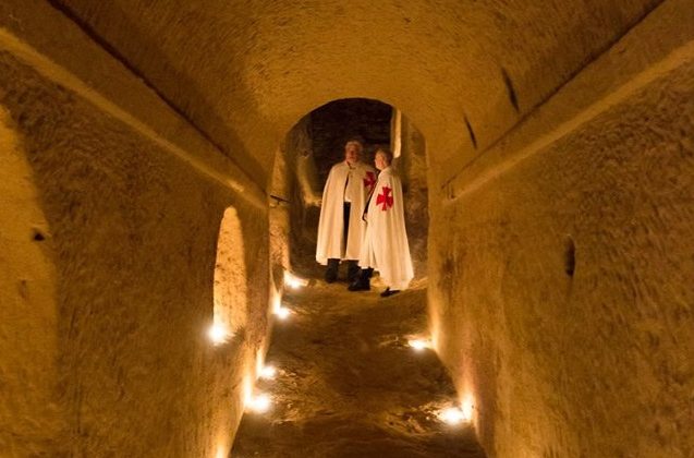 Il mito dei templari rivive nelle grotte di Osimo
