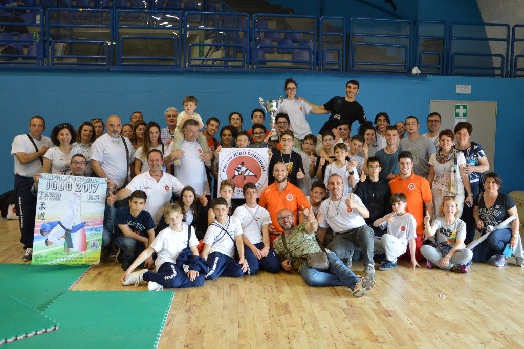 Il gruppo del Judo Samurai Club di Jesi e Chiaravalle