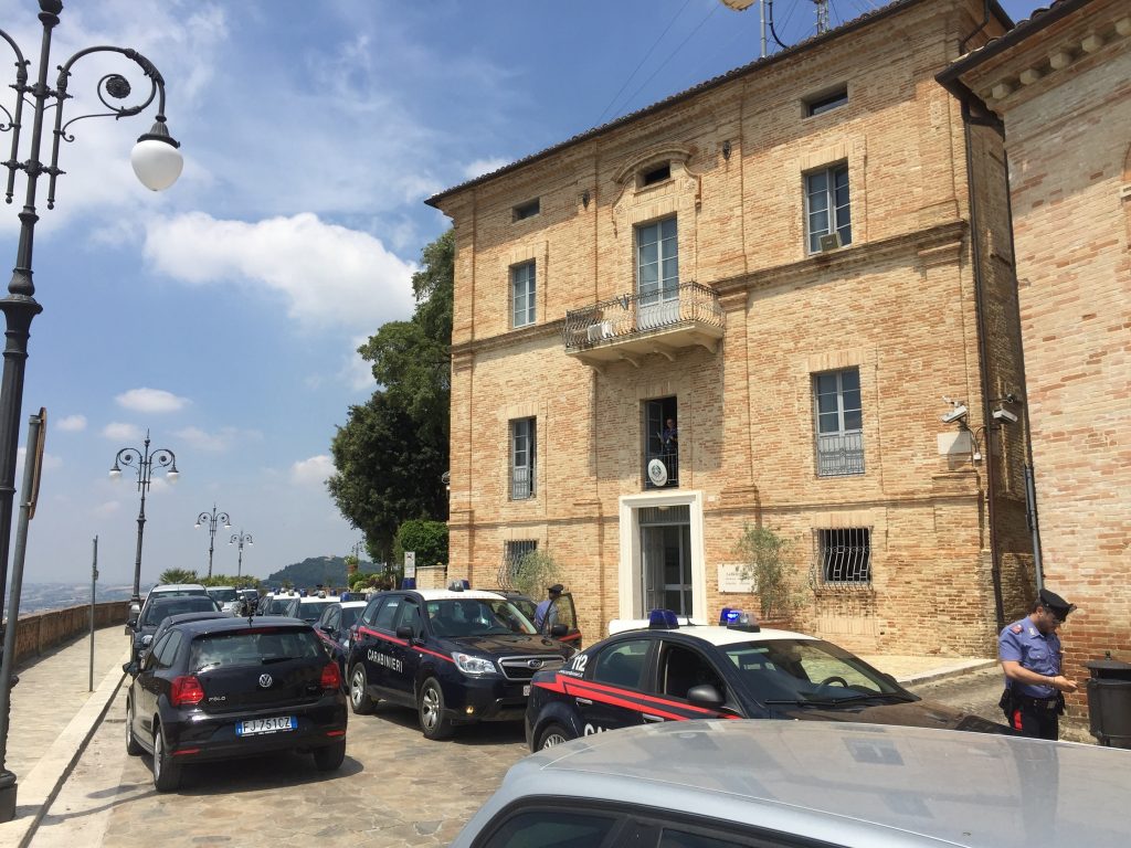 La caserma dei Carabinieri di Osimo