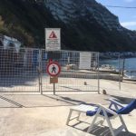 La spiaggia della Grotta Azzurra