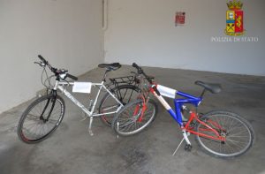 Le biciclette sequestrate a Senigallia dalla Polizia