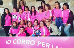 Le organizzatrici dell'evento "Io corro per la vita", la maratona in rosa di Senigallia di solidarietà per i malati oncologici