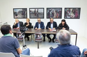 L'inaugurazione della mostra a Trecastelli "Un passo verso la rinascita"