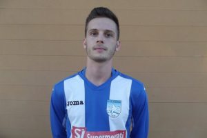 Bresciani, autore del gol partita per il Marina