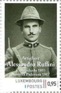 Il francobollo a ricordo di Alessandro Ruffini
