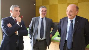 Filippo Schittone, Claudio Schiavoni e Luigi Fiorini al convegno di Trecastelli