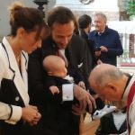 Il battesimo del piccolo Ettore nel duomo di San Settimio