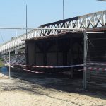 I box al porto di Senigallia dopo l'incendio di lunedì 16 ottobre