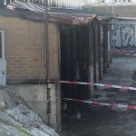 I magazzini al porto di Senigallia dopo l'incendio di lunedì 16 ottobre