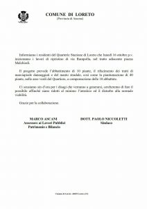 La lettera spedita alle famiglie