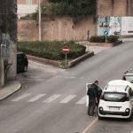 Controlli sulla Citroën Picasso in via XXV Aprile ad Ancona