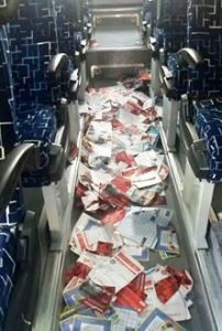 Un anno fa, di questi tempi, all'interno di un autobus Un anno fa, di questi tempi, all'interno di un autobus