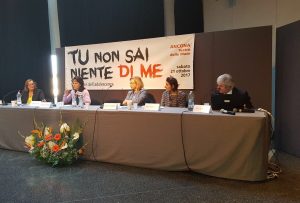 I relatori del convegno "Tu non sai niente di me"