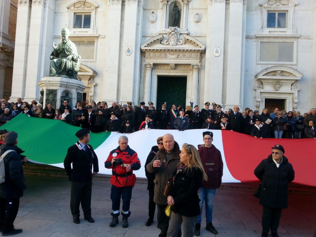 Un momento del raduno interregionale dei Carabinieri a Loreto