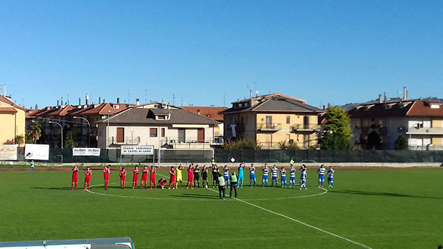 Le formazioni in campo