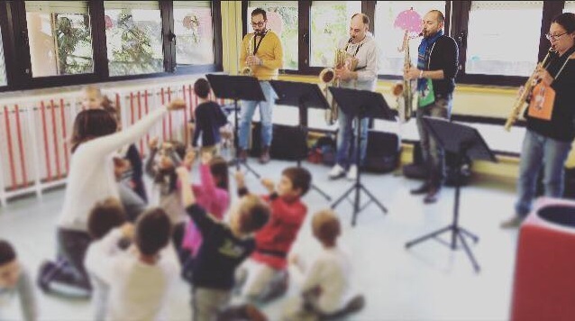 Il momento in musica alla scuola "Fornaci" di Castelfidardo