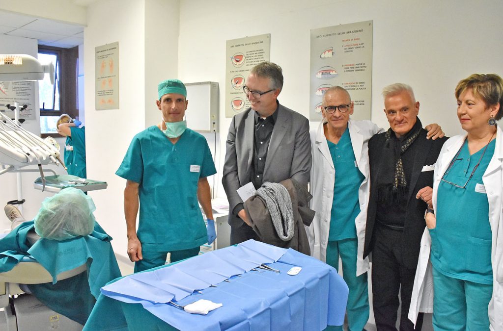 Il governatore in visita a Odontostomatologia Chirurgica di Torrette
