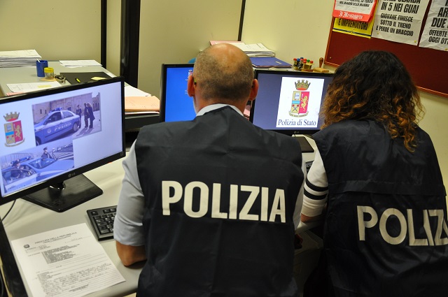 I poliziotti di Osimo al lavoro