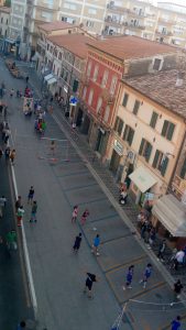 Uno scorcio di Corso Matteotti a Chiaravalle