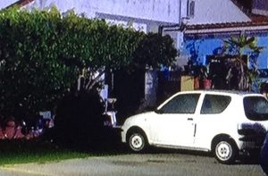 La Fiat 600 parcheggiata sotto casa a Giulianova