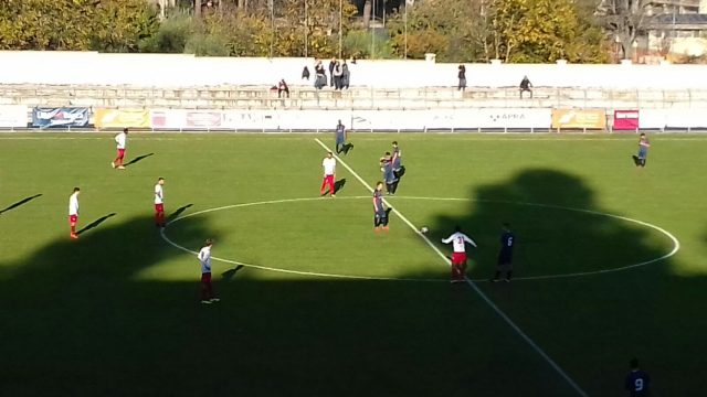 Il primo tempo del match Jesina-Francavilla