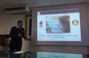 Il comandante provinciale dei carabinieri Stefano Caporossi