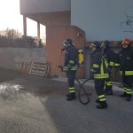 esercitazione antincendio al porto di Senigallia