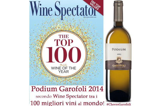 Il Podium 2014 di Garofoli entrato nella guida Wine Spectator
