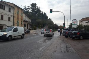 Il semaforo all'altezza del quale è avvenuto il sinistro Il semaforo all'altezza del quale è avvenuto il sinistro