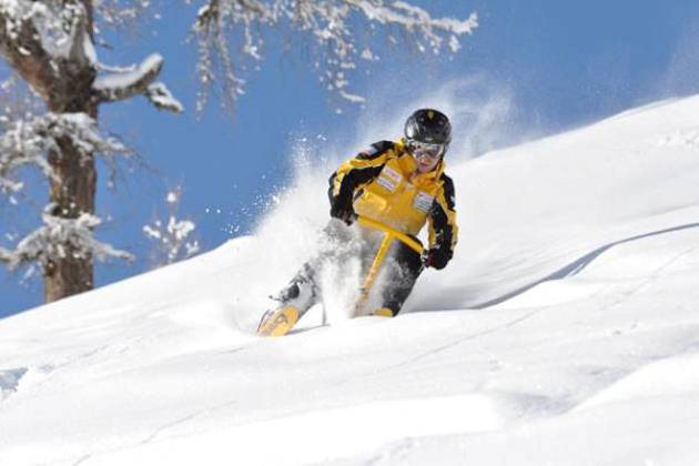 La disciplina dello Snowbike, sbarcata anche in Italia