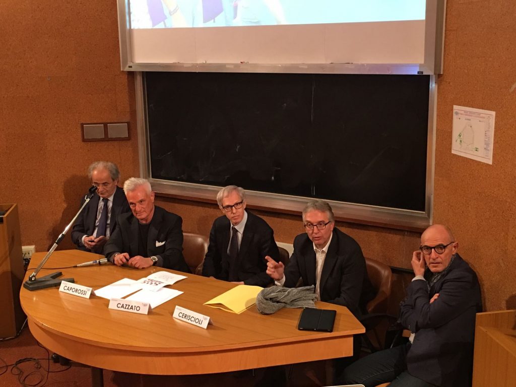 Un momento della conferenza stampa di presentazione attività Salesi 2017