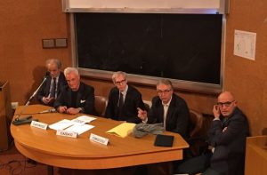 Un momento della conferenza stampa di presentazione attività Salesi 2017