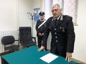 Il comandante della Compagnia Carabinieri di Jesi, maggiore Benedetto Iurlaro