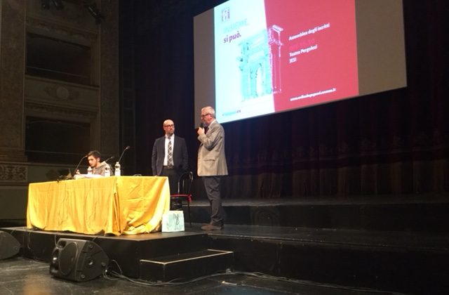 Un momento dell'assemblea dell'Ordine degli ingegneri della proncia di Ancona a Jesi