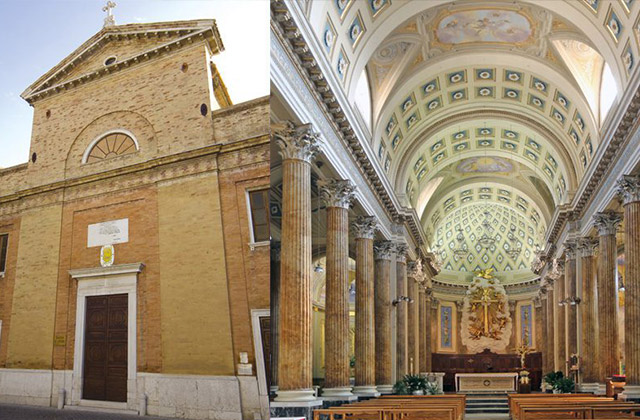 La basilica chiesa di Santa Croce di Ostra