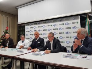 Un momento della conferenza stampa di presentazione della nuova Tac