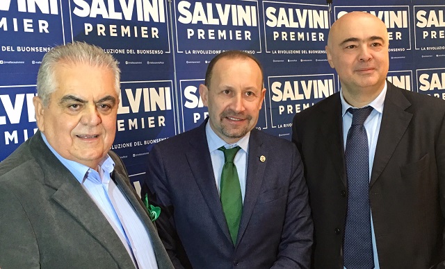 Nella foto, da sinistra: Sandro Zaffiri, Paolo Arrigoni e Giuliano Pazzaglini