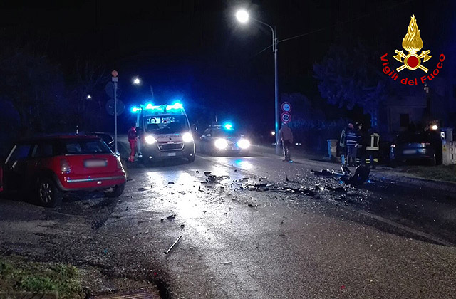 Incidente stradale a Sant'Angelo di Senigallia
