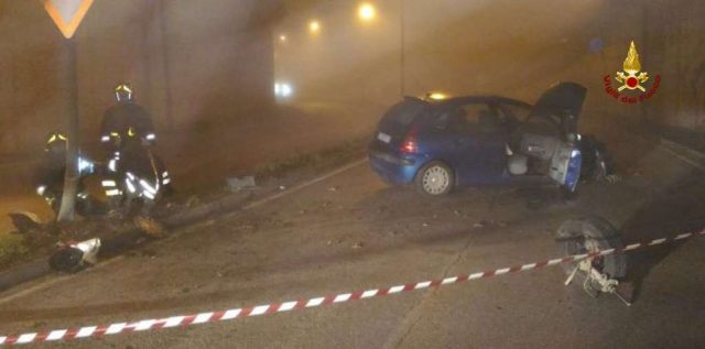 L'incidente di stamattina in via XX Luglio