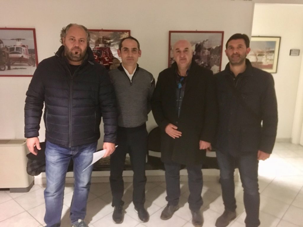 La delegazione regionale e nazionale che ieri ha partecipato all’incontro con il Direttore centrale delle Risorse logistiche e strumentali ing Parisi