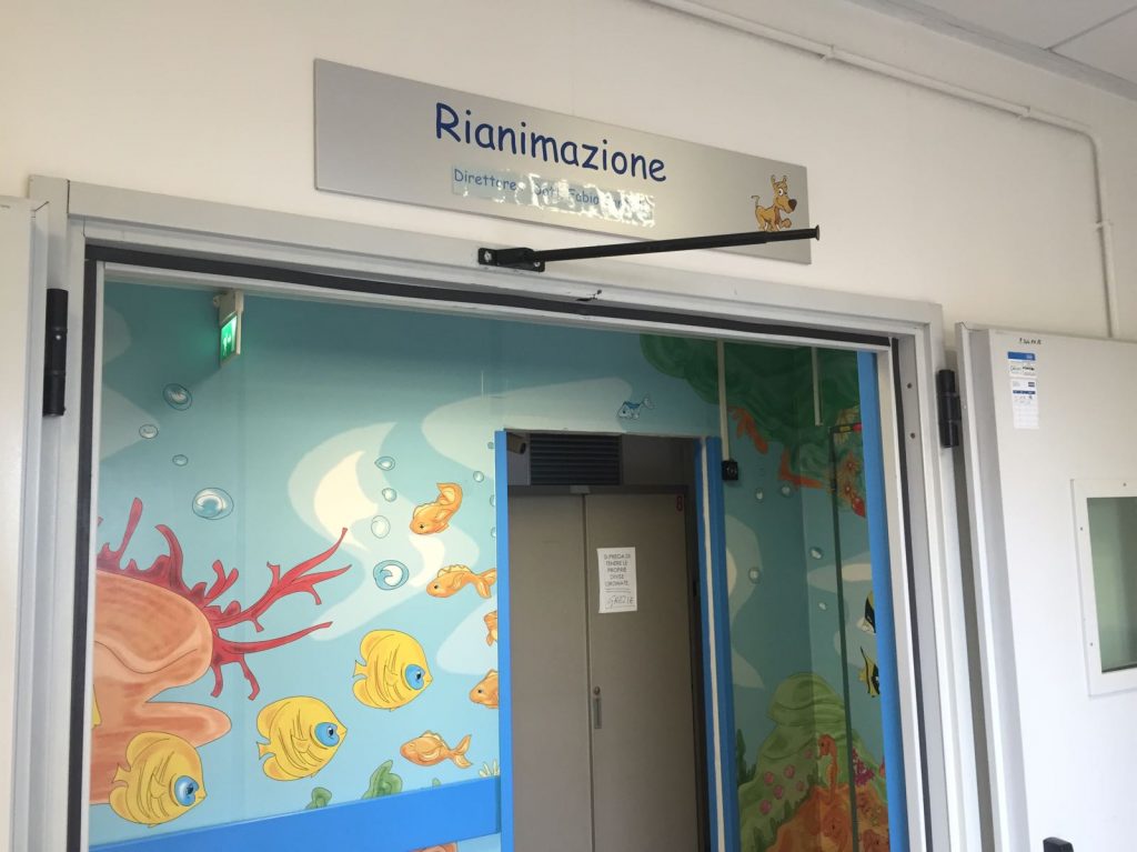 Il reparto di Rianimazione dell'ospedale Salesi di Ancona