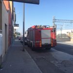 I vigili del fuoco per il controllo alla palazzina in via Flaminia ad Ancona