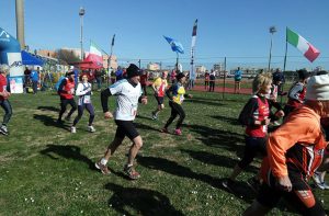 La gara di cross master (corsa campestre) svoltasi a Senigallia (febbraio 2017)