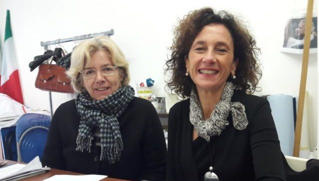 Da sin. Daniela Diomedi e Maria Ausilia Gambacorta, consiglieri comunali M5S