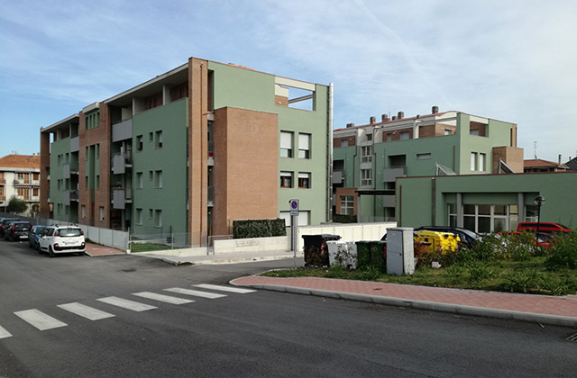 Gli appartamenti di edilizia residenziale pubblica alla Cesanella di Senigallia