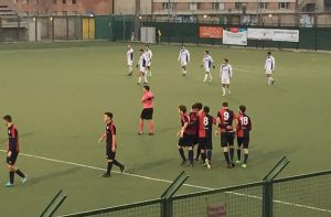 Esulta l'Fc Vigor Senigallia nel derby contro l'Olimpia Marzocca