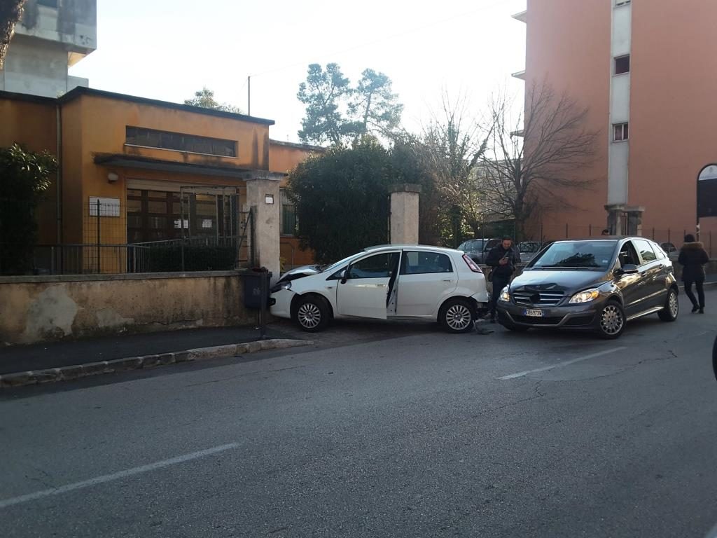 L'incidente in via Veneto