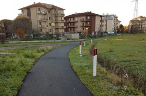 Il nuovo percorso ciclabile e pedonale in via S.Andrea