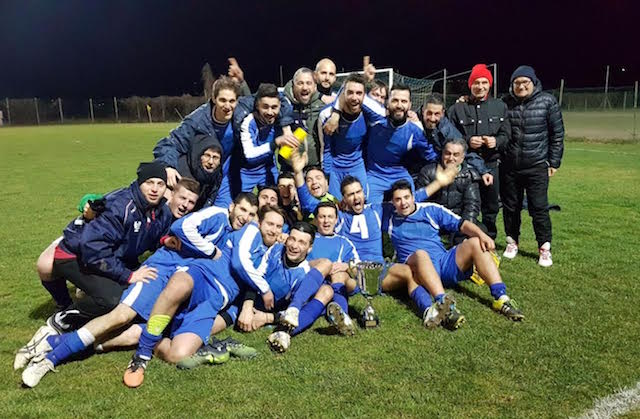 La Valle del Giano festeggia la vittoria della Coppa provinciale di Terza Categoria