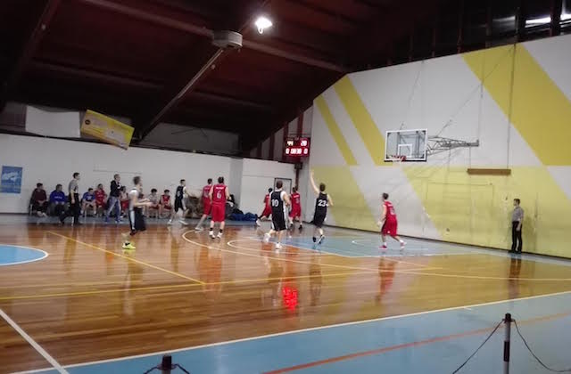 Una fase del match tra Bad Boys Fabriano e Futura Osimo